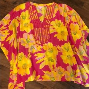 Lilly Pulitzer beaded tunic